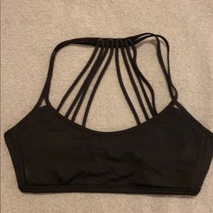 Lululemon sports bra. Black, size 8.